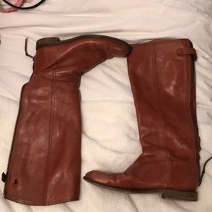 Madewell Boots Riding 8 Leather Brown